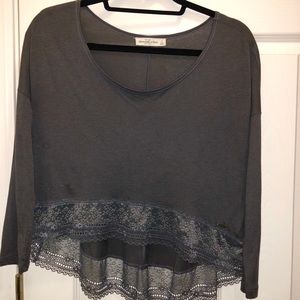 Abercrombie Women’s Grey Blouse